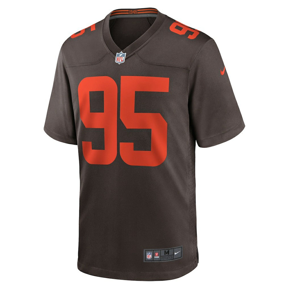 Myles Garrett Cleveland Browns Alpha Dawg Game Jersey - Brown Jerseys