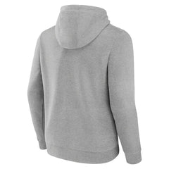 Brooklyn Nets Primary Logo Pullover Hoodie Heather Gray - Fanatics