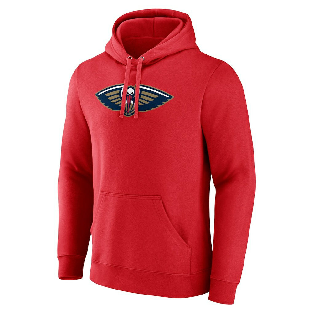 New Orleans Pelicans Primary Logo Pullover Hoodie Red - Fanatics