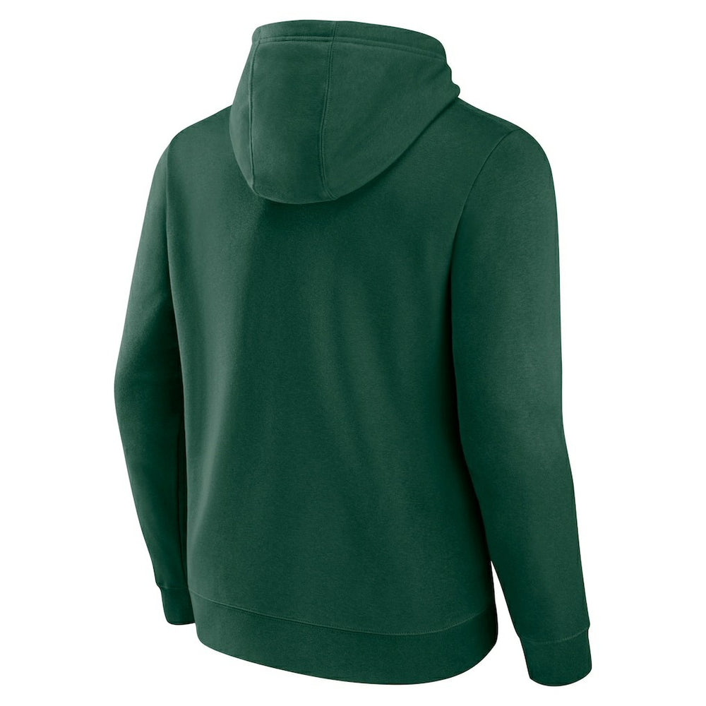 Milwaukee Bucks Primary Logo Pullover Hoodie Hunter Green - Fanatics