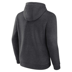 Brooklyn Nets Primary Logo Pullover Hoodie Heather Charcoal - Fanatics