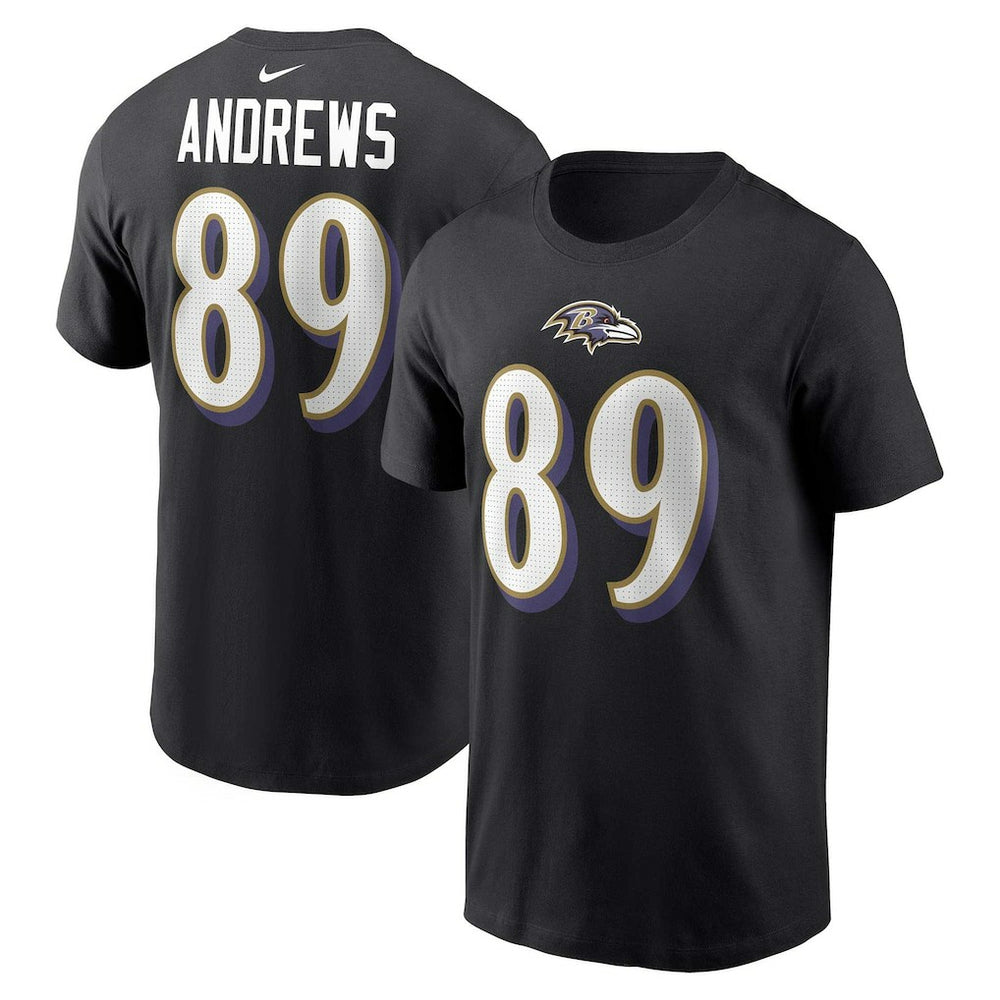 Mark Andrews Baltimore Ravens Player Name & Number T-Shirt - Black T-shirts