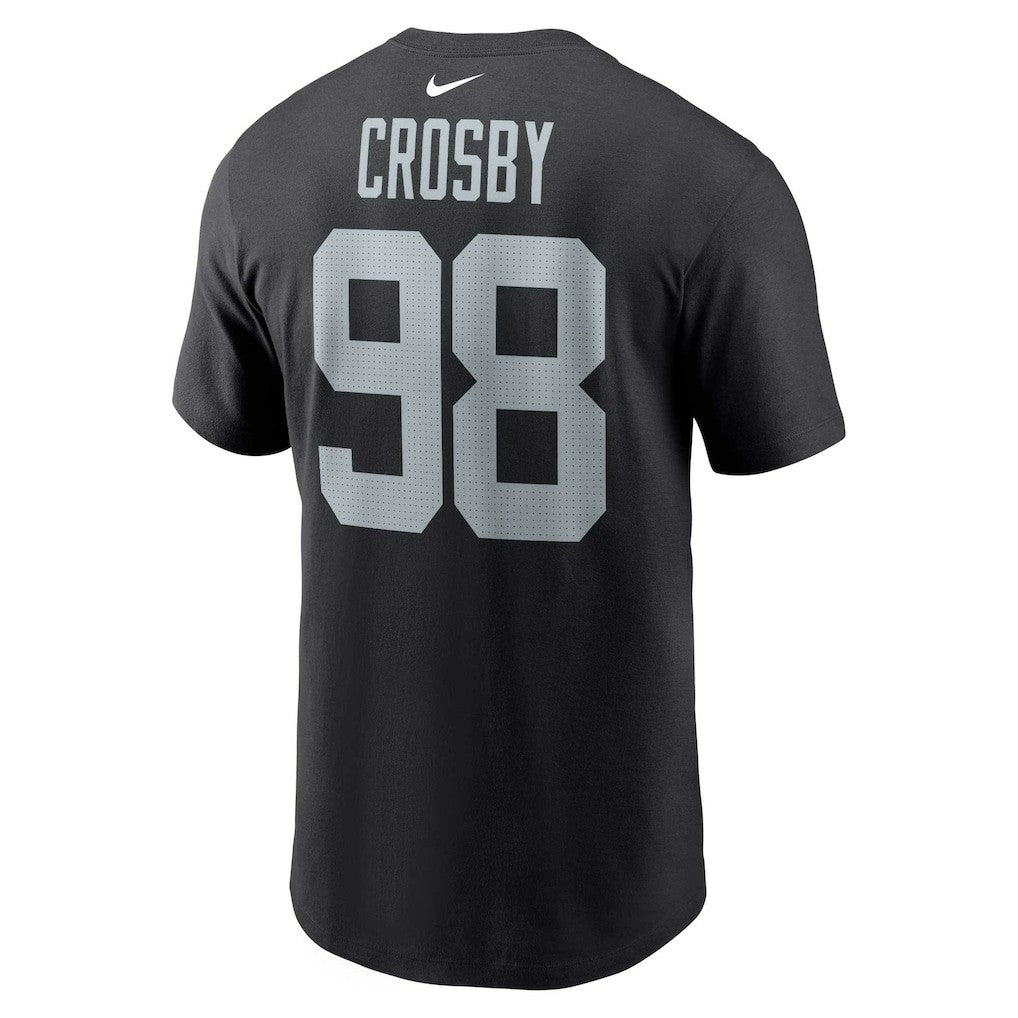 Maxx Crosby Las Vegas Raiders Player Name & Number T-Shirt - Black T-shirts