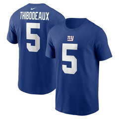 Kayvon Thibodeaux New York Giants Player Name & Number T-Shirt - Royal T-shirts