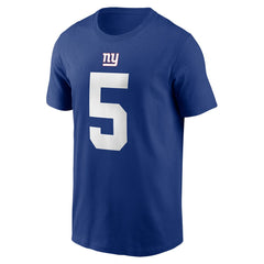 Kayvon Thibodeaux New York Giants Player Name & Number T-Shirt - Royal T-shirts