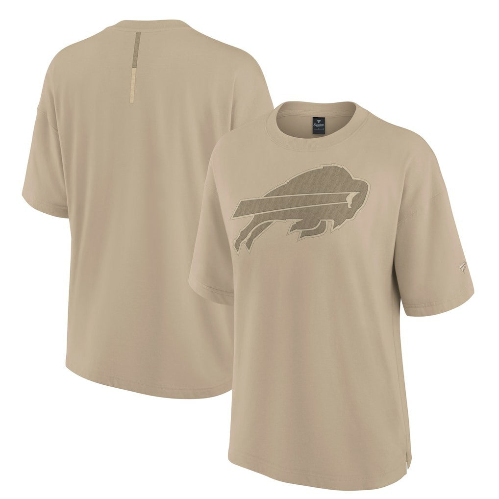 Buffalo Bills Women's Oversized Elements T-Shirt - Khaki T-shirts