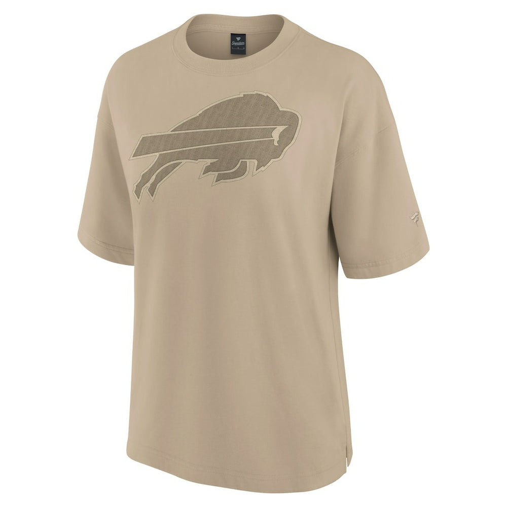 Buffalo Bills Women's Oversized Elements T-Shirt - Khaki T-shirts