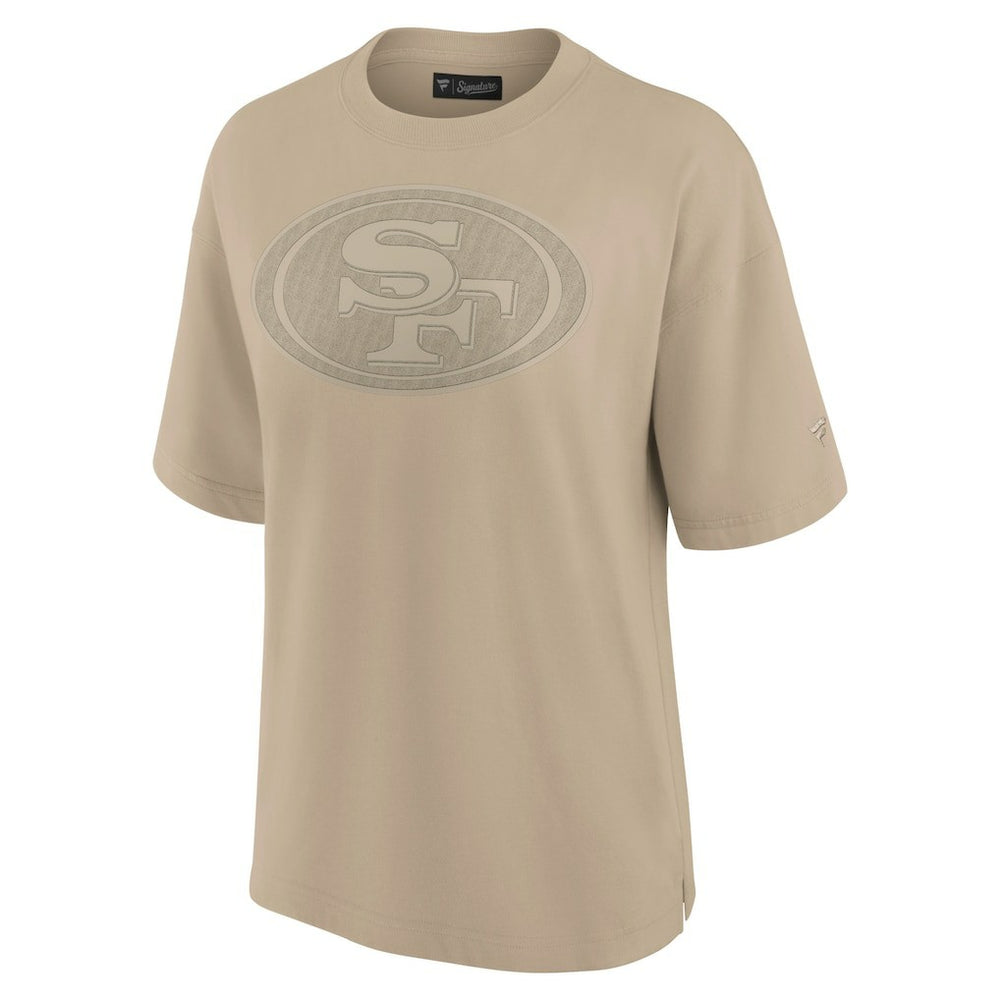 San Francisco 49ers Women's Oversized Elements T-Shirt - Khaki T-shirts
