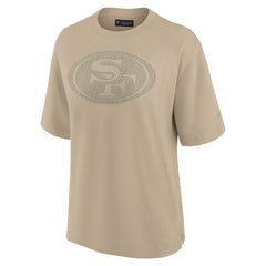 San Francisco 49ers Women's Oversized Elements T-Shirt - Khaki T-shirts
