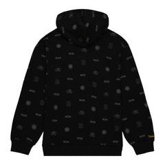 Boston Bruins Mitchell & Ness 100th Anniversary Allover Print Pullover Hoodie - Black | US 200328487