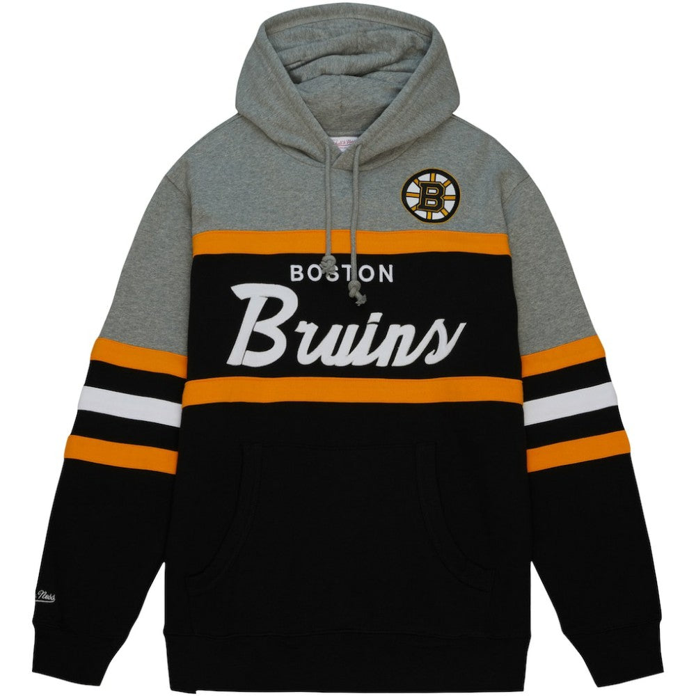 Boston Bruins Head Coach Pullover Hoodie - Black/Gray | US 200328513