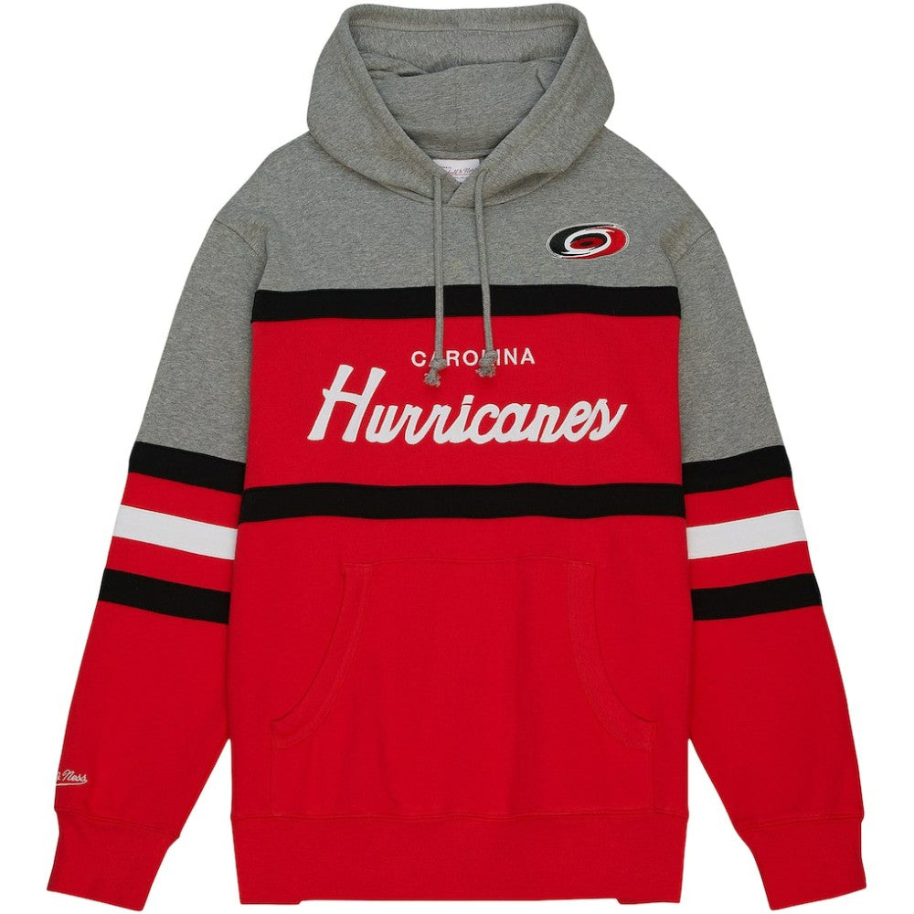Carolina Hurricanes Head Coach Pullover Hoodie - Red/Gray | US 200328520