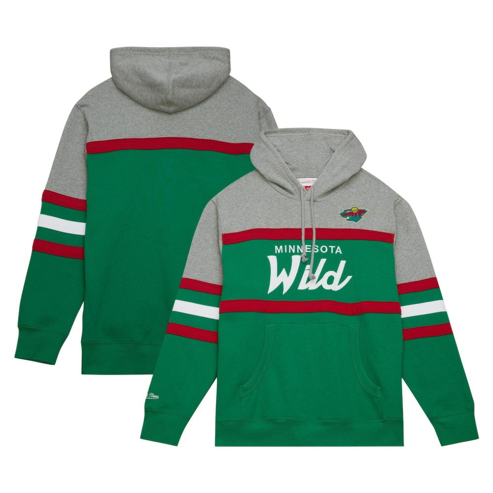 Minnesota Wild Head Coach Pullover Hoodie - Green/Gray | US 200328524