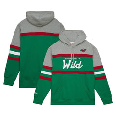 Minnesota Wild Head Coach Pullover Hoodie - Green/Gray | US 200328524