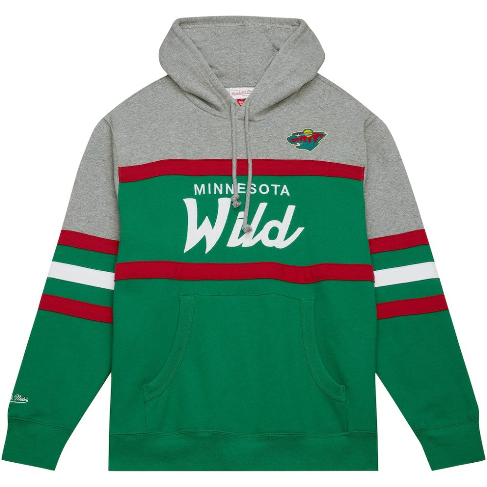 Minnesota Wild Head Coach Pullover Hoodie - Green/Gray | US 200328524