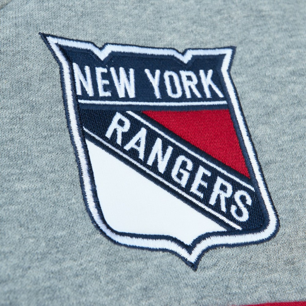 New York Rangers Head Coach Pullover Hoodie - Blue/Gray | US 200328530