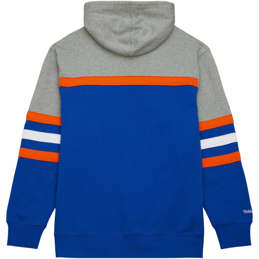 New York Islanders Head Coach Pullover Hoodie - Royal/Gray | US 200328531