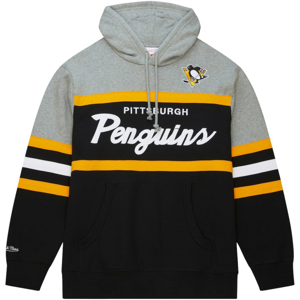 Pittsburgh Penguins Head Coach Pullover Hoodie - Black/Gray | US 200328533