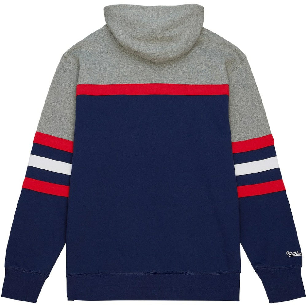 Washington Capitals Head Coach Pullover Hoodie - Navy/Gray | US 200328540