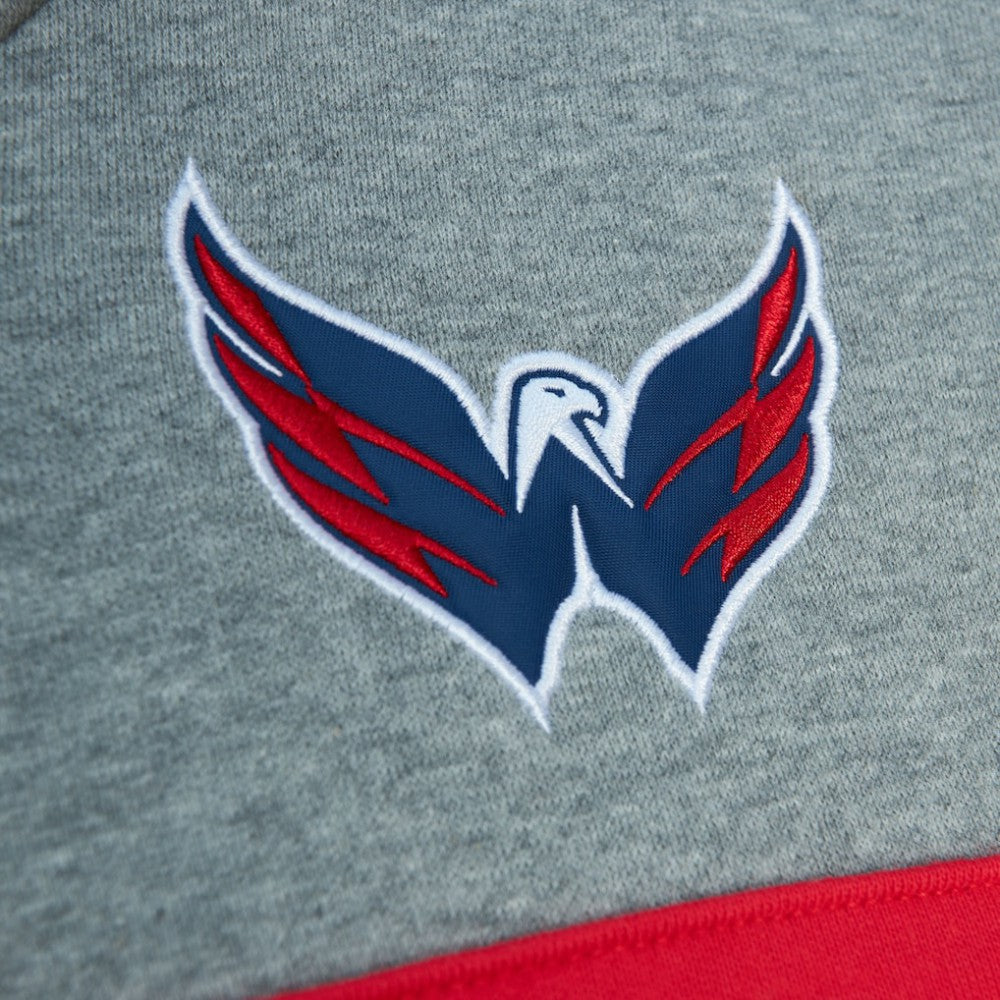 Washington Capitals Head Coach Pullover Hoodie - Navy/Gray | US 200328540