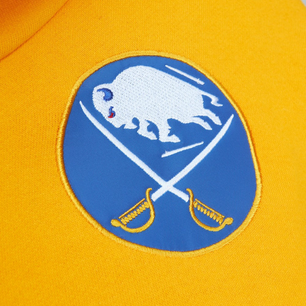Buffalo Sabres Mitchell & Ness Head Coach Pullover Hoodie - Royal/Gold | US 200328541