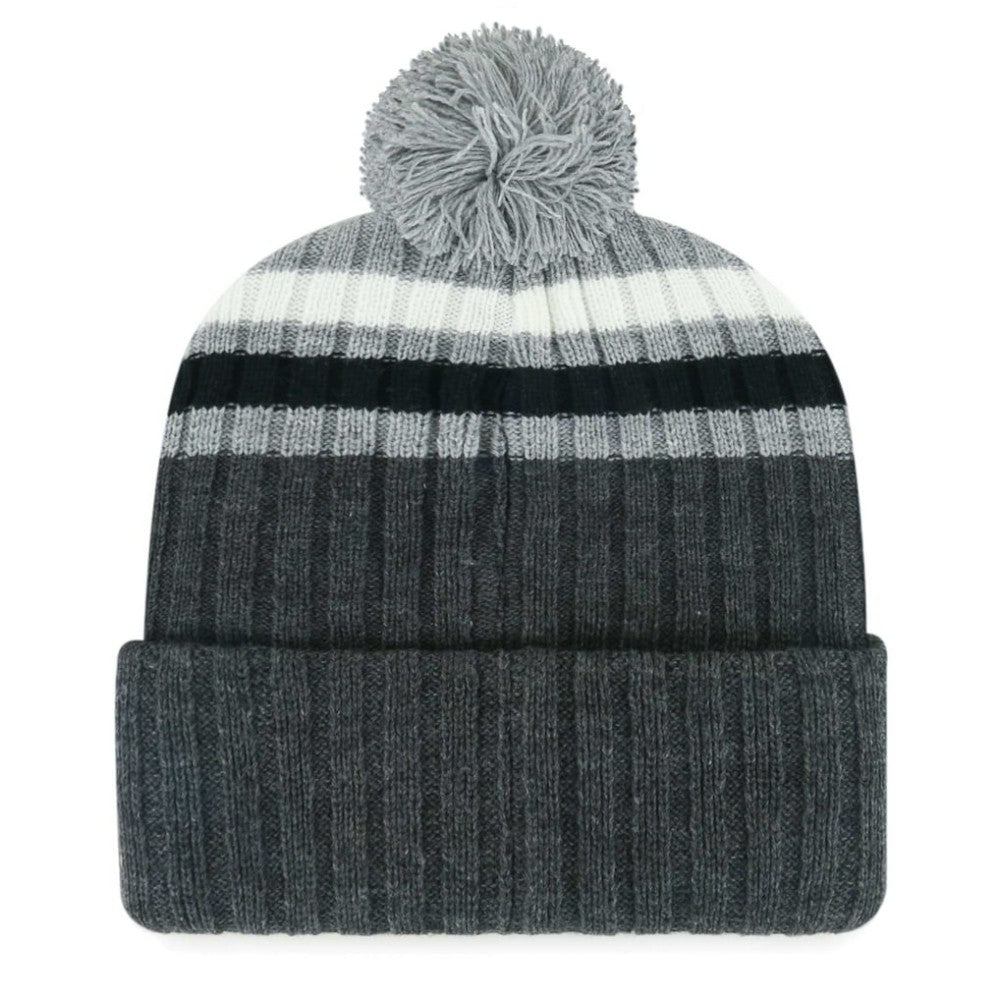 Chicago White Sox '47 Stack Cuffed Knit Hat with Pom - Gray Hats