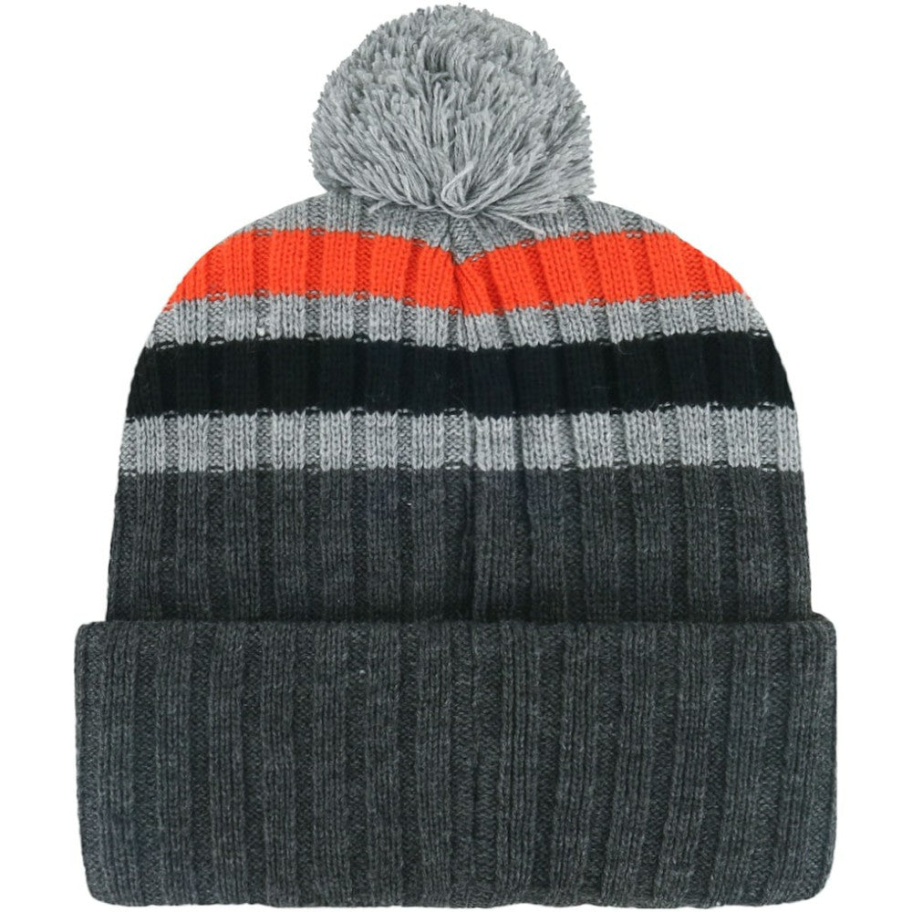 San Francisco Giants '47 Stack Cuffed Knit Hat with Pom - Gray Hats