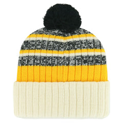 Pittsburgh Pirates '47 Tavern Cuffed Knit Hat with Pom - Natural Hats