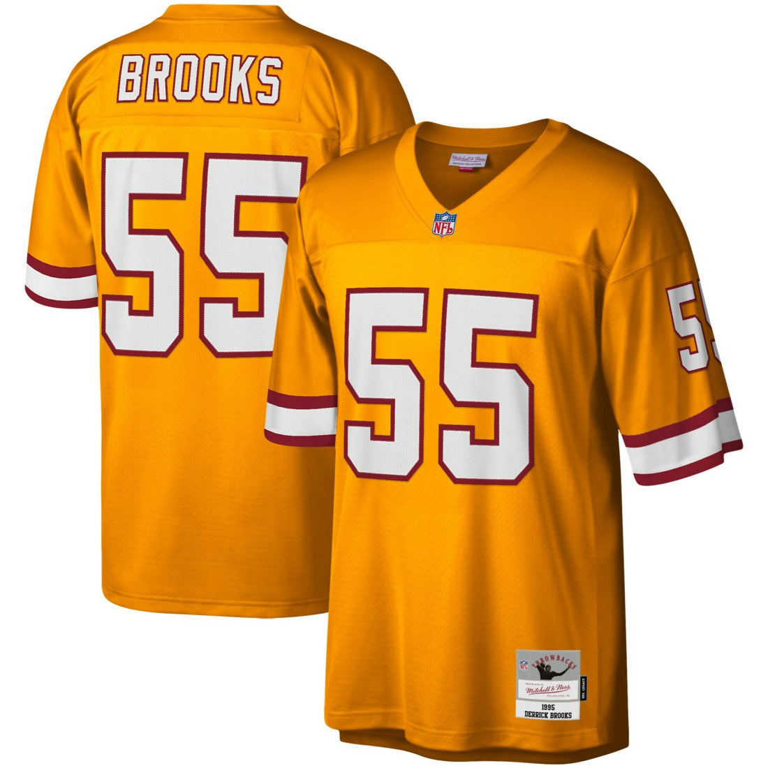 Derrick Brooks Tampa Bay Buccaneers Youth 1995 Retired Player Legacy Jersey - Orange Jerseys