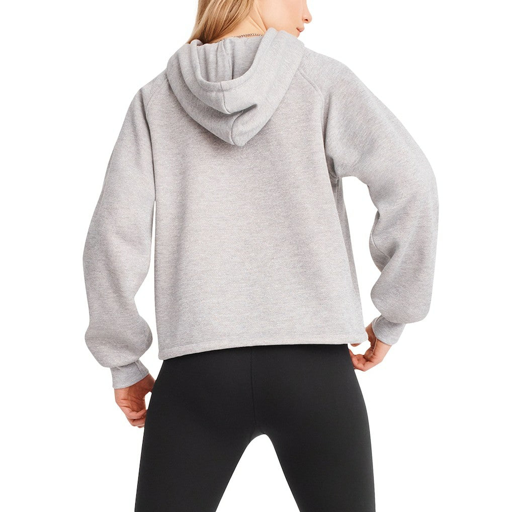Dallas Cowboys DKNY Sport Women's Debbie Dolman Raglan Pullover Hoodie - Heather Gray Hoodies
