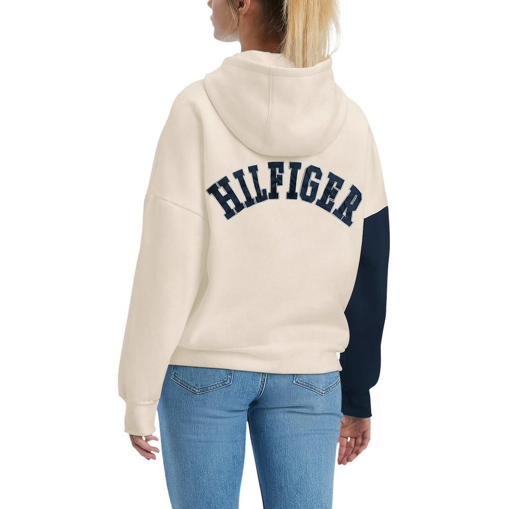 Dallas Cowboys Tommy Hilfiger Women's Harriet Pullover Hoodie - Cream Hoodies