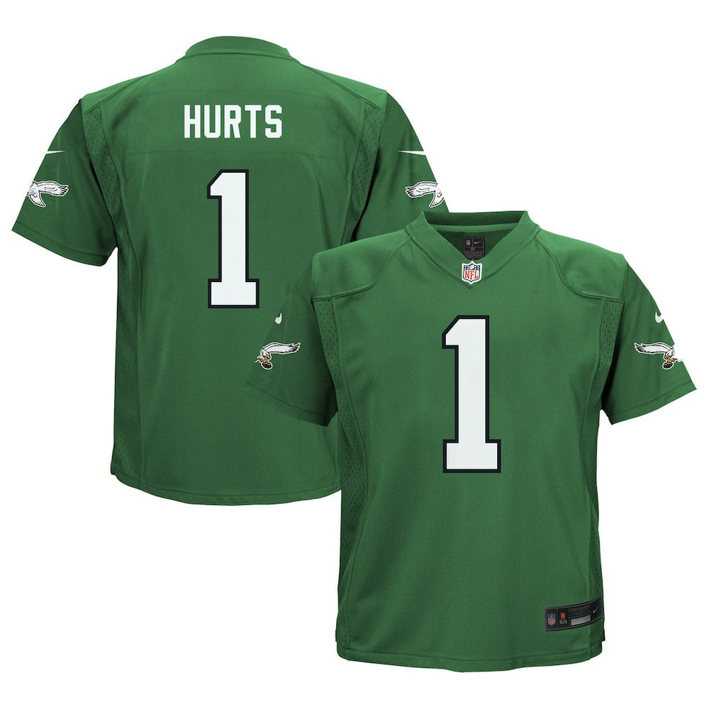 Jalen Hurts Philadelphia Eagles Preschool Game Jersey - Kelly Green Jerseys
