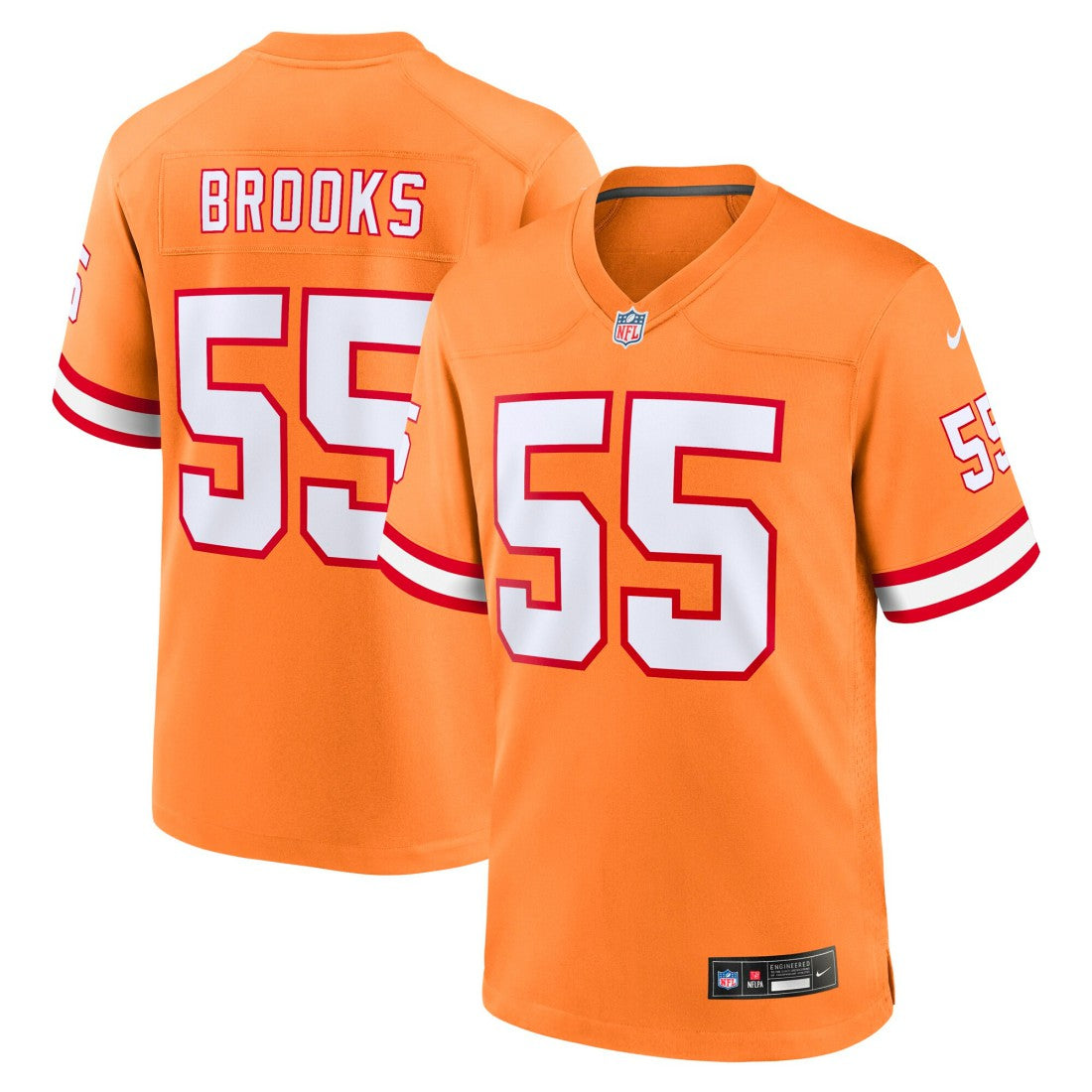 Derrick Brooks Tampa Bay Buccaneers Youth Retired Player Game Jersey - Orange Jerseys