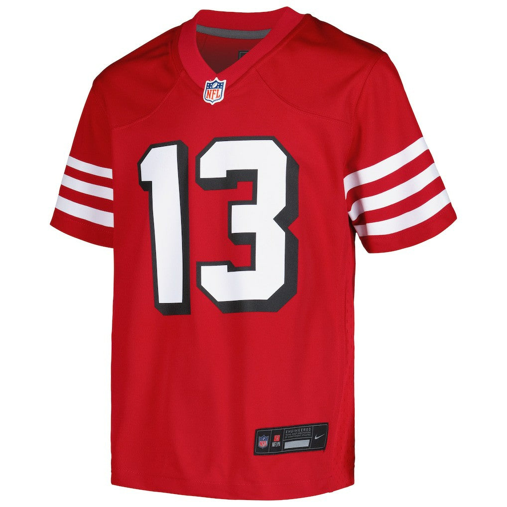 Brock Purdy San Francisco 49ers Youth Game Jersey - Scarlet Jerseys