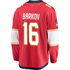 Aleksander Barkov Florida Panthers Fanatics Captain Patch Home Breakaway Jersey - Red | US 200340947