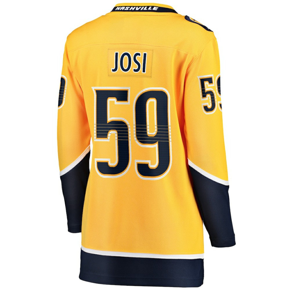 Roman Josi Nashville Predators Fanatics Women's Home Breakaway Player Jersey - Gold | US 200340948