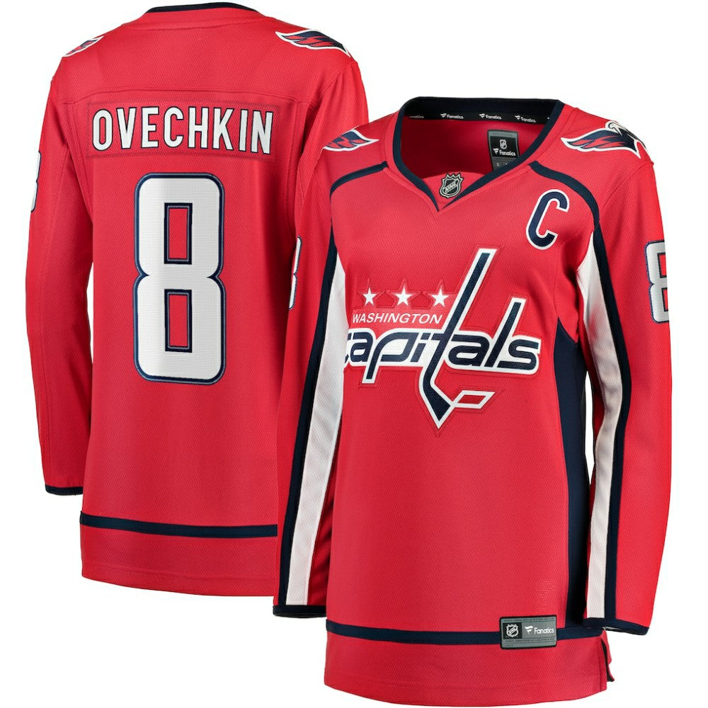Alexander Ovechkin Washington Capitals Fanatics Women's Captain Patch Home Breakaway Player Jersey - Red | US 200340954