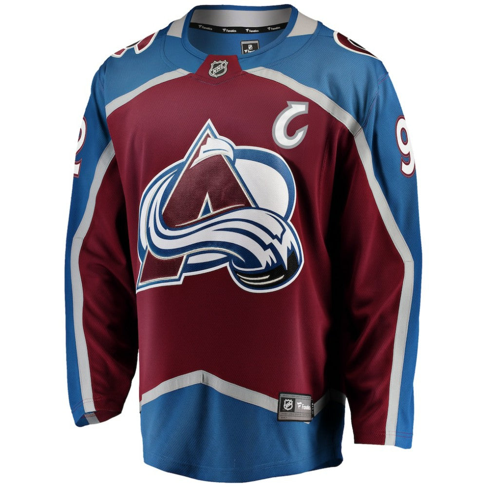 Gabriel Landeskog Colorado Avalanche Fanatics Captain Patch Home Breakaway Jersey - Burgundy | US 200340955