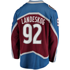 Gabriel Landeskog Colorado Avalanche Fanatics Captain Patch Home Breakaway Jersey - Burgundy | US 200340955