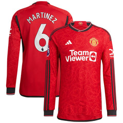Lisandro Martínez Manchester United 2023/24 Home Long Sleeve Player Jersey Red - Adidas discount