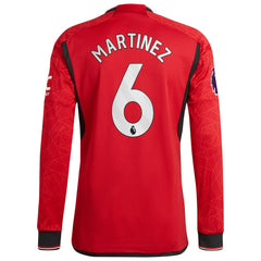 Lisandro Martínez Manchester United 2023/24 Home Long Sleeve Player Jersey Red - Adidas discount