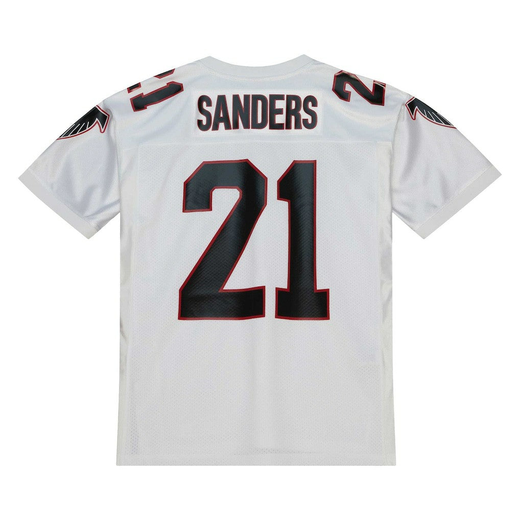 Deion Sanders Atlanta Falcons 1991 Authentic Throwback Retired Player Jersey - White Jerseys
