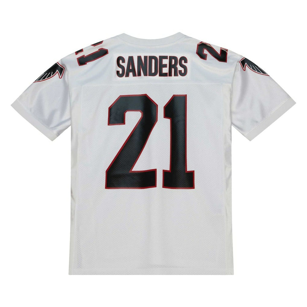 Deion Sanders Atlanta Falcons 1991 Authentic Throwback Retired Player Jersey - White Jerseys