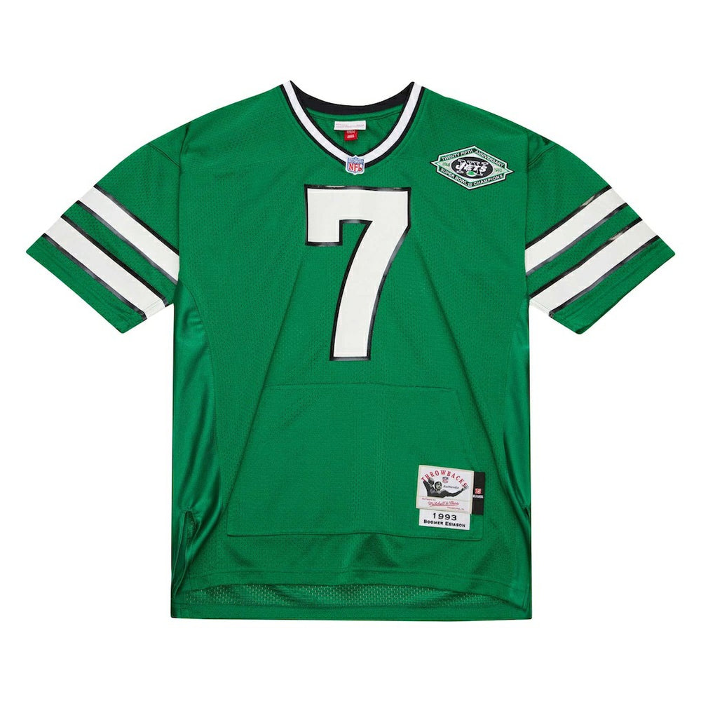 Boomer Esiason New York Jets 1993 Authentic Throwback Retired Player Pocket Jersey - Kelly Green Jerseys