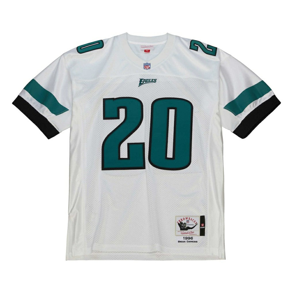 Brian Dawkins Philadelphia Eagles 1996 Authentic Throwback Retired Player Jersey - White Jerseys