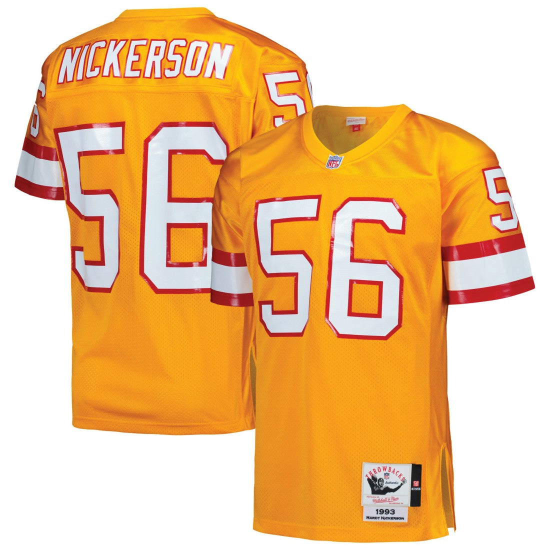 Hardy Nickerson Tampa Bay Buccaneers 1993 Authentic Throwback Retired Player Jersey - Orange Jerseys