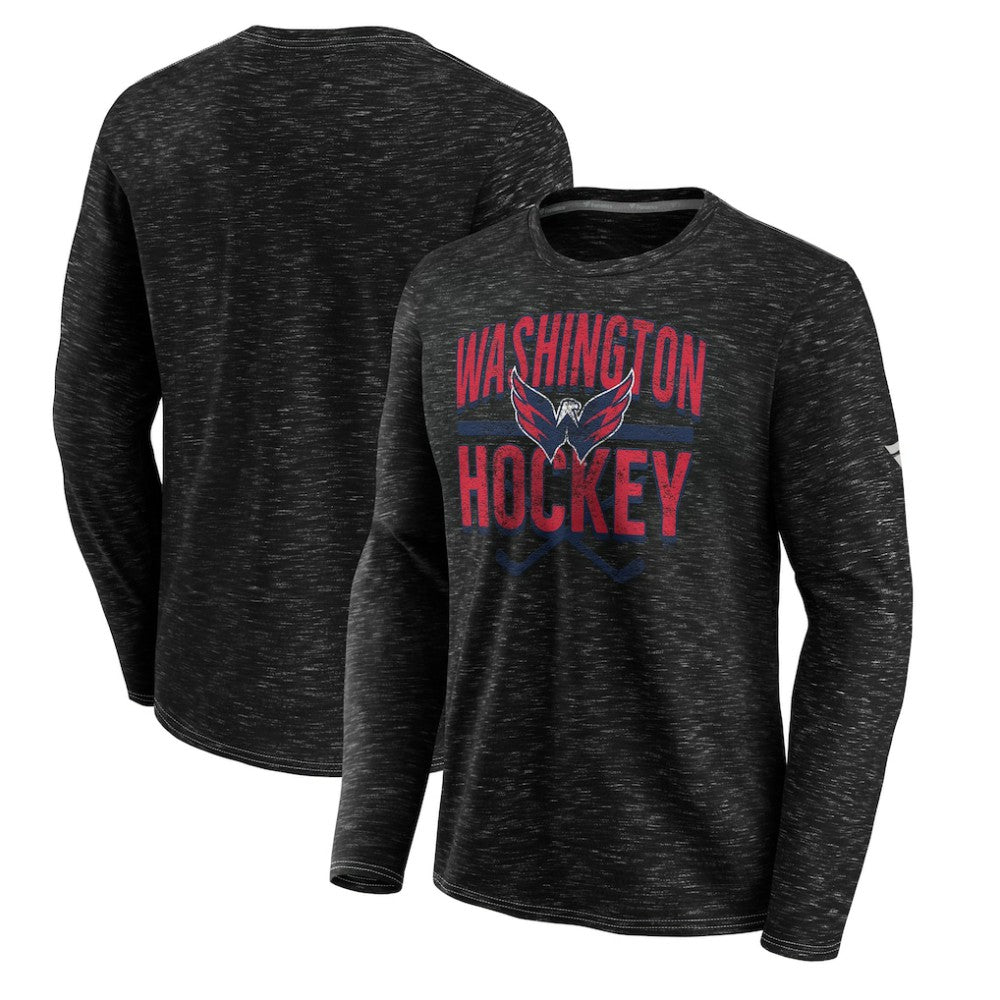 Washington Capitals Fanatics Iced Out Long Sleeve T-Shirt - Gray | US 200351819