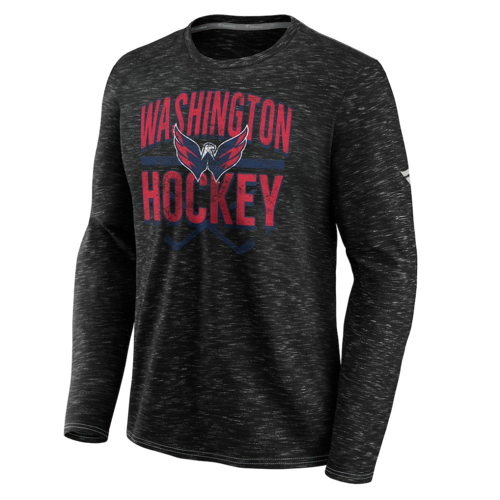 Washington Capitals Fanatics Iced Out Long Sleeve T-Shirt - Gray | US 200351819
