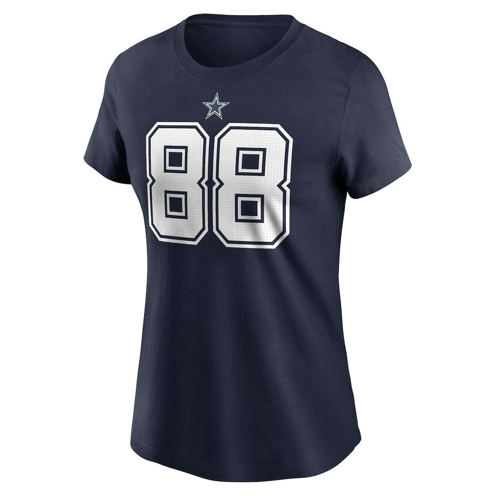 CeeDee Lamb Dallas Cowboys Women's Player Name & Number T-Shirt - Navy T-shirts