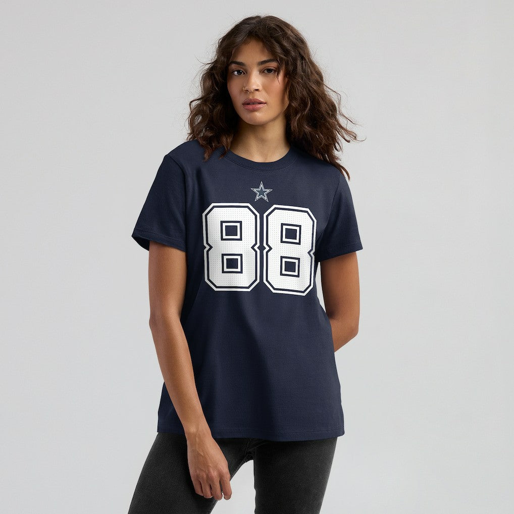 CeeDee Lamb Dallas Cowboys Women's Player Name & Number T-Shirt - Navy T-shirts